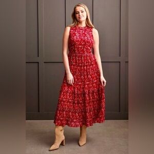 Women's Tribal Printed‎ Plisse Halter Maxi Dress XS Sleeveless Ruffle Pretty